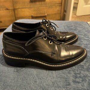 Rag and Bone Black Oxfords size 39/8